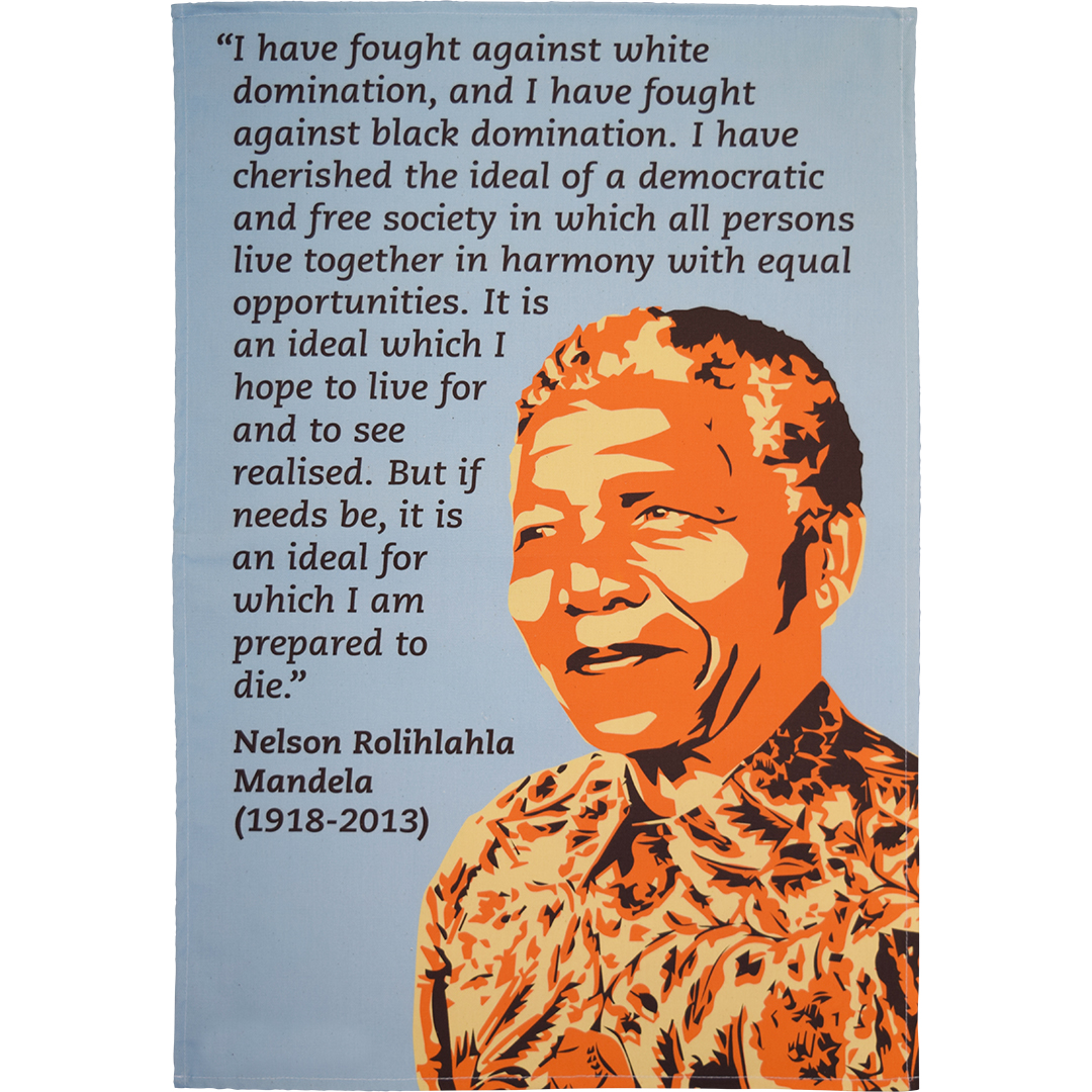 Nelson Mandela tea towel