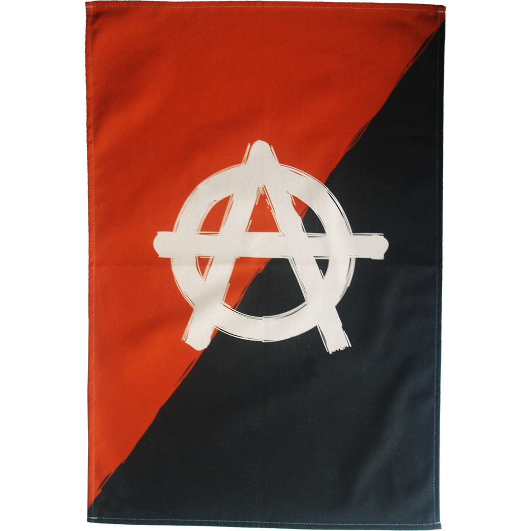 Anarchism tea towel
