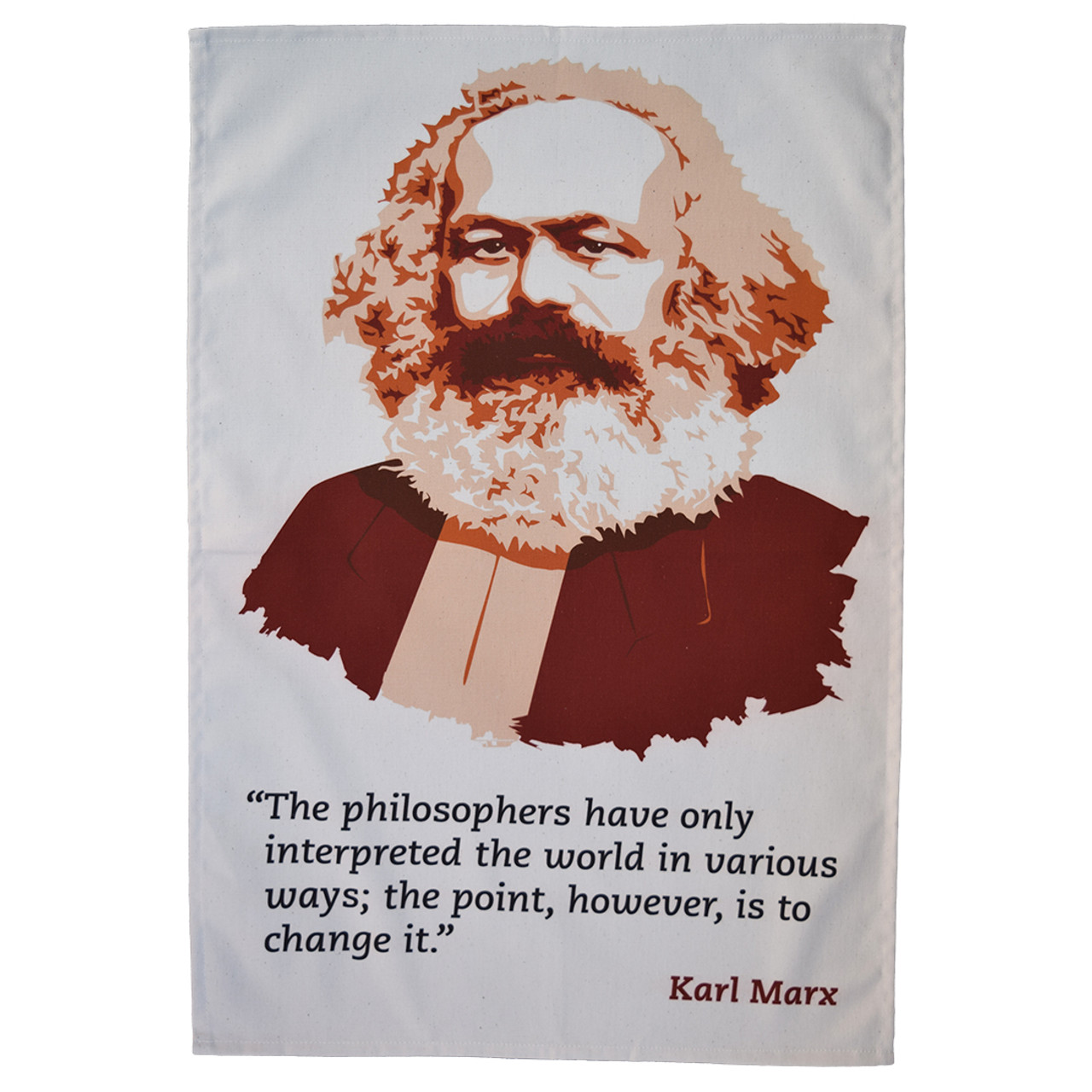 Karl Marx tea towel