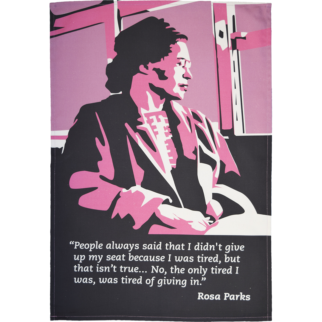 Rosa Parks tea towel