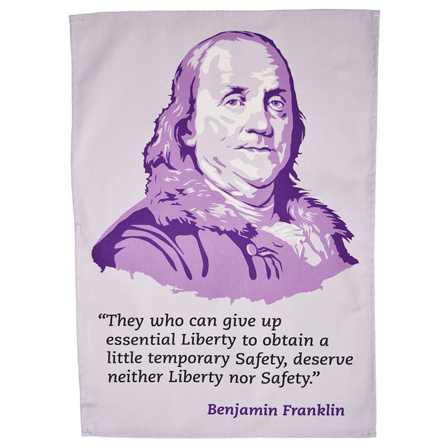 Benjamin Franklin Tea Towel