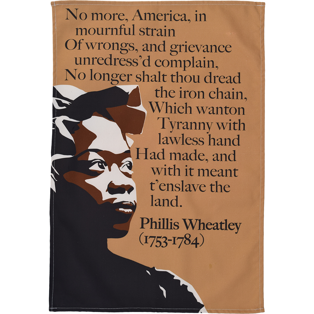 Phillis Wheatley tea towel