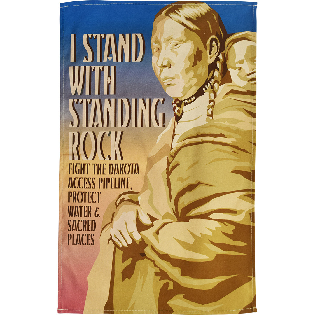 Standing Rock tea towel