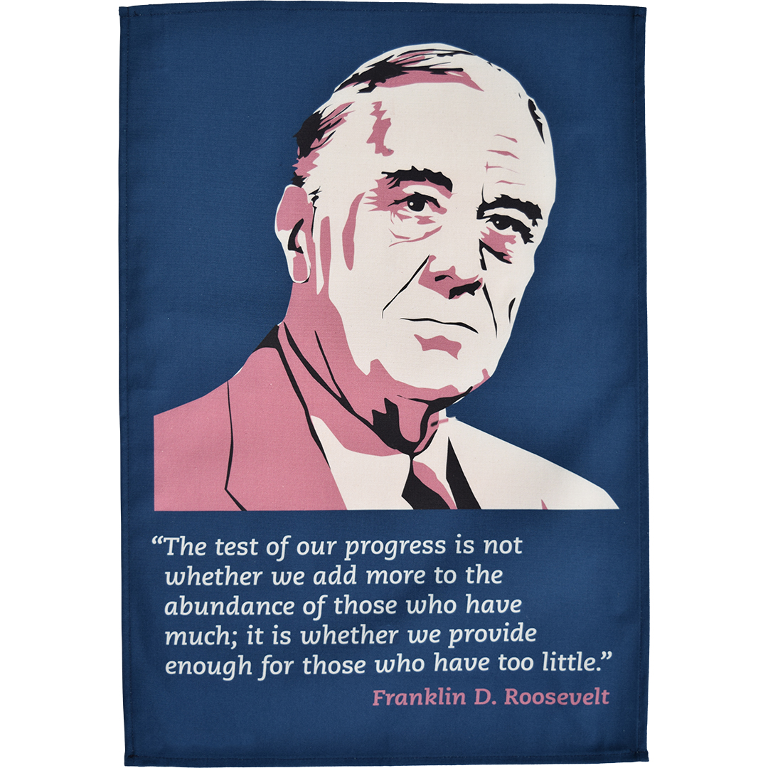 Franklin D. Roosevelt tea towel