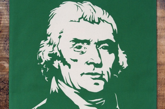 Thomas Jefferson Tea Towel