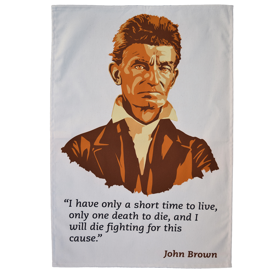 Image of a John Brown tea towel