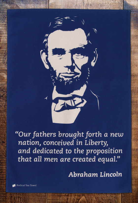 Abraham Lincoln Tea Towel