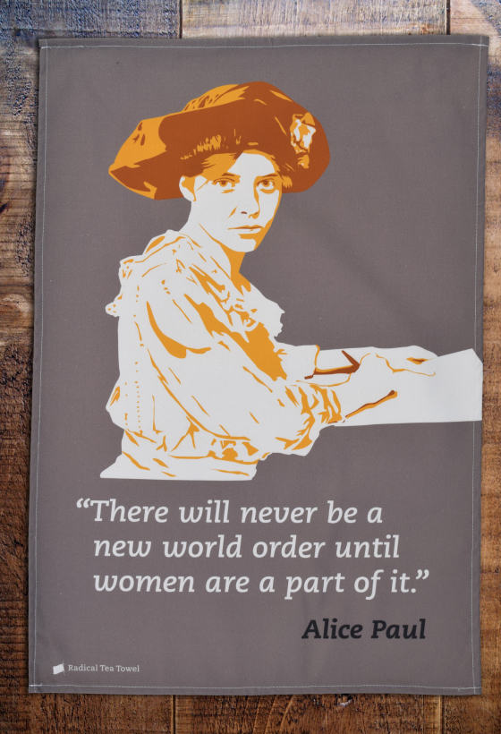 Alice Paul Tea Towel