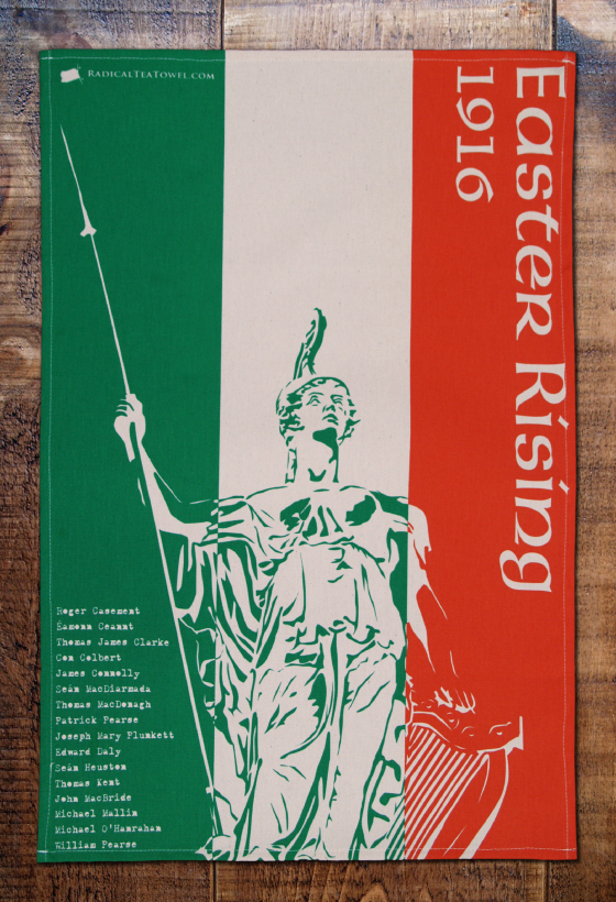 Easter Rising tea towel