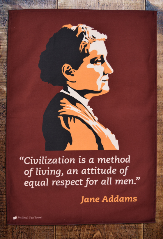 Jane Addams Tea Towel