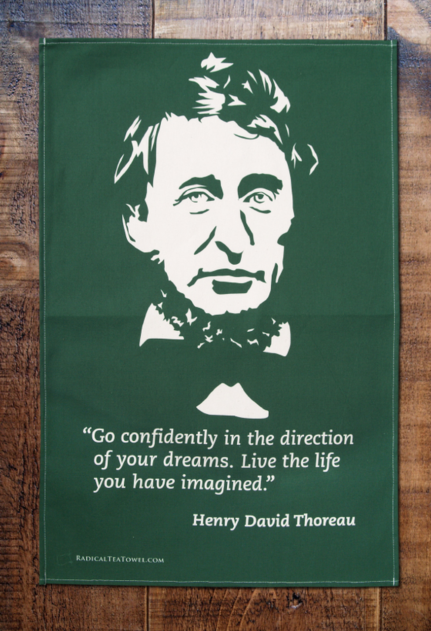 Henry David Thoreau Tea Towel