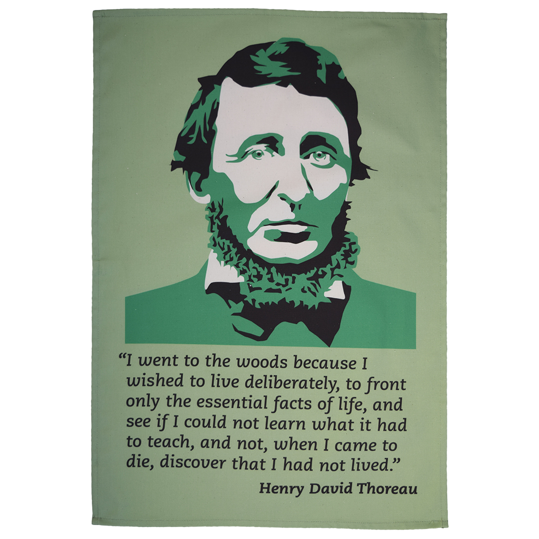 Thoreau tea towel